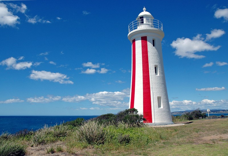 Mersey Bluff Lighthouse in Tasmania, Australia