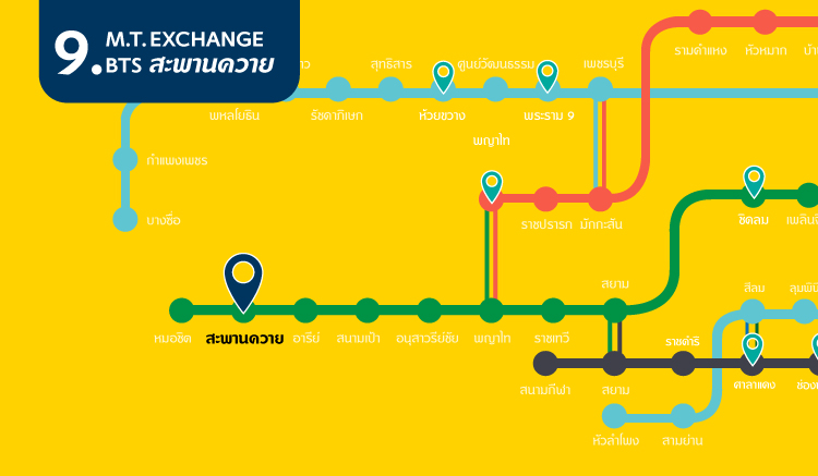 M.T. Exchange แผนที่