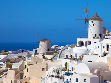 Oia ซานโตรินี