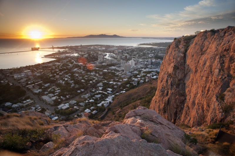 Sunrise over Townsville in Queensland