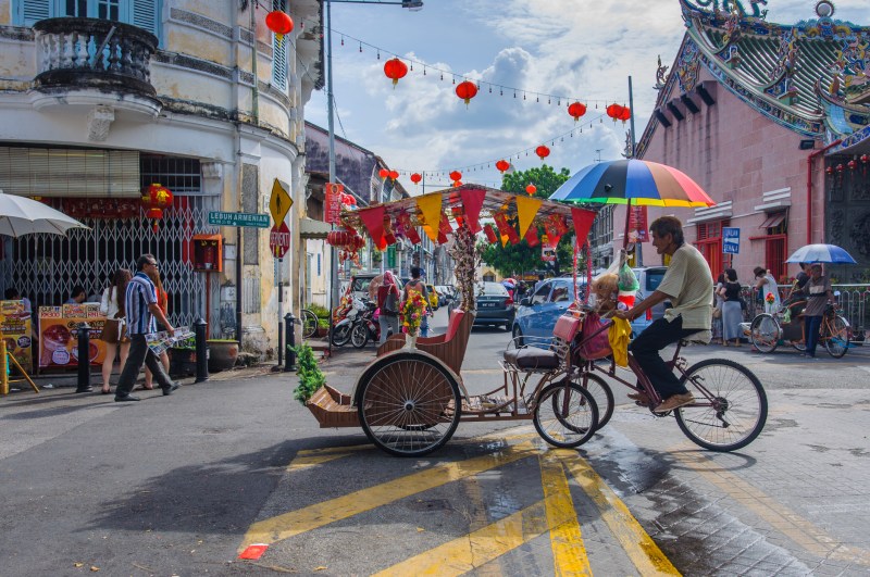 Classic local rickshaw