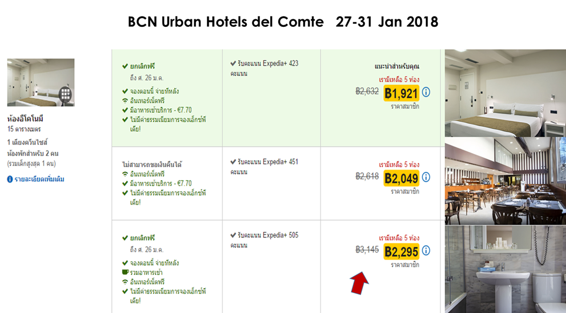 Dream Destination Spain - BCN Urban Hotels del Comte Barcelona