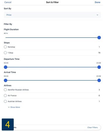 วิธีการจองตั๋วเครื่องบินผ่านแอพพลิเคชั่น Expedia วิธีการจองตั๋วเครื่องบินผ่านแอพพลิเคชั่น Expedia