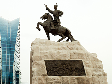 1.ซัคบาตอร์-Sukhbaatar-หรือจัตุรัสเจงกิสข่าน-Chinggis-Square-Mongolia-2