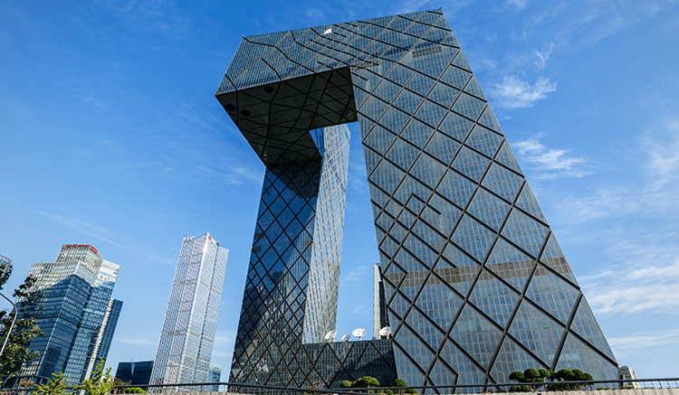 สถาปัตยกรรม 1.ตึก-CCTV-Tower-ตึกสถานีวิทยุโทรทัศน์กลางแห่งประเทศจีน-กรุงปักกิ่ง-ประเทศจีน-1