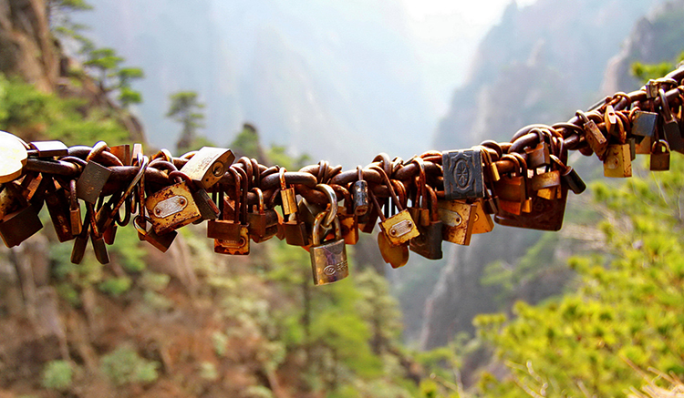 พวง กุญแจ คู่รัก -Huangshan