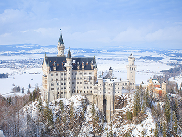 ฤดูหนาว ปราสาทนอยชวานสไตน์-Neuschwanstein-Castle-ประเทศเยอรมัน-1