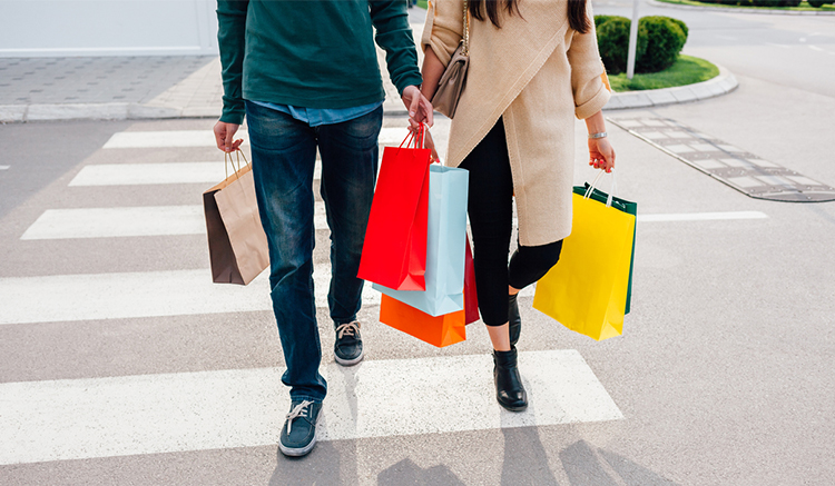 shopping aboard and credit card