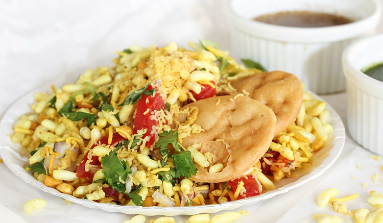 Bhel puri อาหารอิืนเดีย