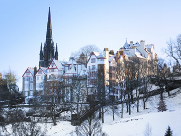 ฤดูหนาว เอดินเบิร์ก (Edinburgh), ประเทศสกอตแลนด์-1