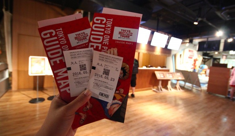 บัตร one Piece Tokyo Tower