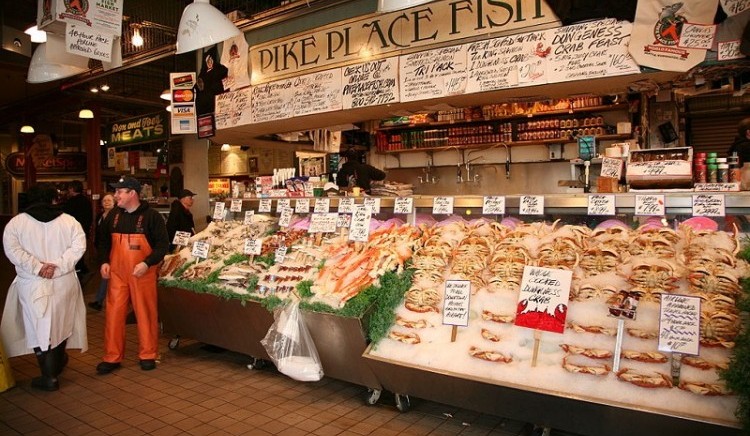 ตลาด_Pike_Place _ประเทศสหรัฐอเมริกา