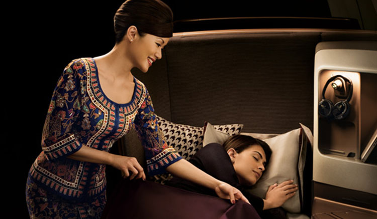 บิสสิเนสคลาส Singapore Airlines 1