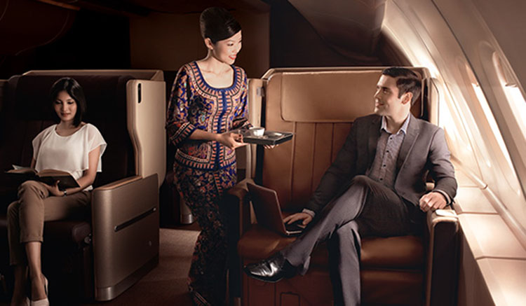 บิสสิเนสคลาส Singapore Airlines 3
