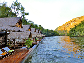 ล่องแพกาญจนบุรี The Float House River Kwai-3