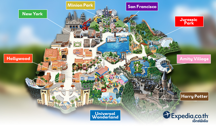 Universal studio osaka-map--2