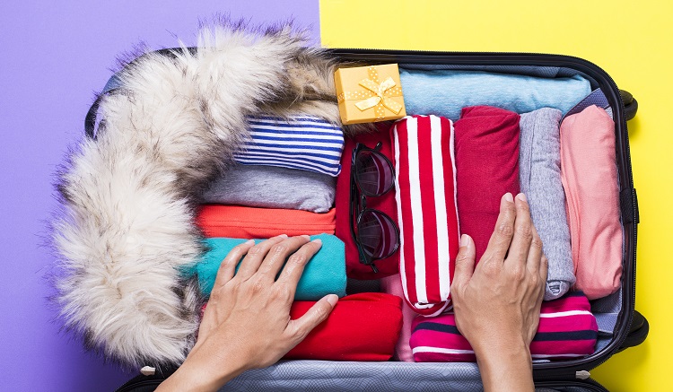 packing luggage